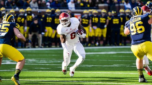 A surging Ohio State team can clinch a return to the Big Ten championship game against Indiana this weekend. 