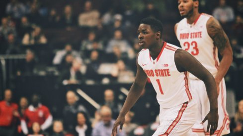 Jae'Sean Tate was given the game ball by Thad Matta.