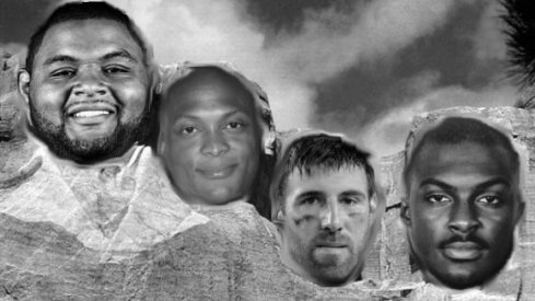 Mount Buckmore for the 90s features Orlando Pace, Eddie George, Mike Vrabel and Antoine Winfield.