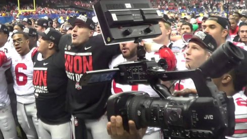 Ohio State's Sugar Bowl celebration and the most triumphant rendition Carmen Ohio you've seen this season.