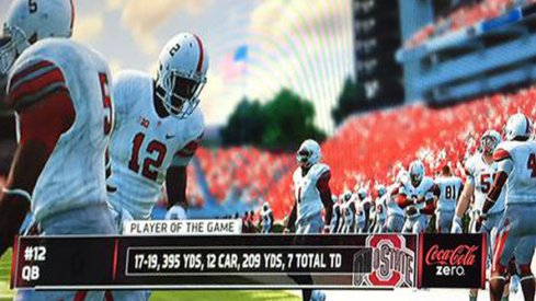 Cardale Jones had no mercy in NCAA Football at Nationwide Children's Hospital.