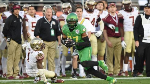 Darren Carrington catches a pass vs. Florida State