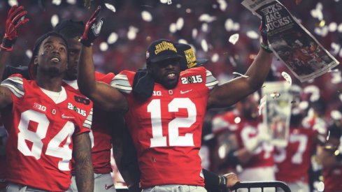 Doran Grant and Corey Smith celebrate a natty.