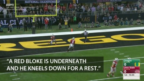 Video: It's bad British commentary of the National Championship game between Ohio State and Oregon.