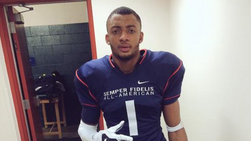 Carlton Davis at the Semper-Fidelis All-American Game.