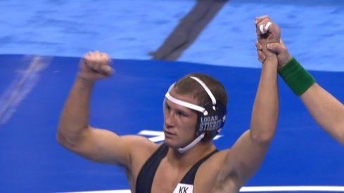 Logan Stieber, the beast, helped propel Ohio State to its first team title in wrestling.
