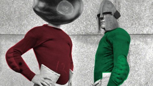 walt keys OSU/MSU gameday poster 2014
