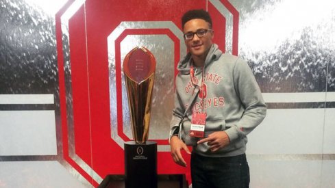 Austin Mack during a previous visit to Ohio State