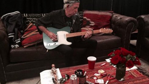 Keith Richards, a cocaine whirling dervish.