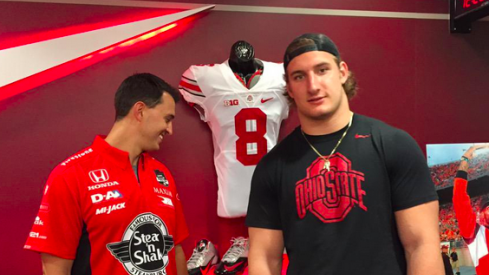 Graham Rahal, left, and Joey Bosa