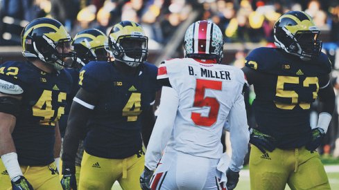 Braxton Miller talking that yak at Michigan.