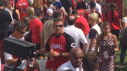 Urban Meyer's just chilling out.