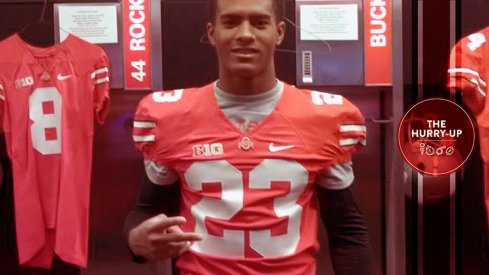 Aaron Hansford during his visit to Ohio State