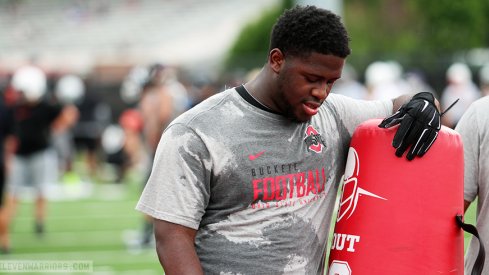 Antwuan Jackson during his first visit to Ohio State