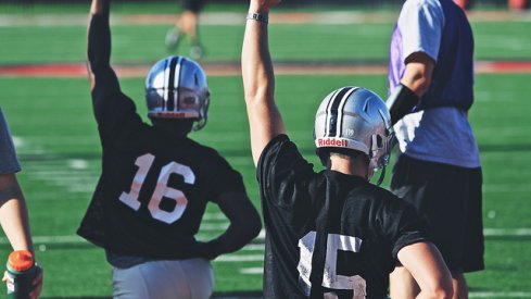 J.T. Barrett and Luke Morgan in 2013