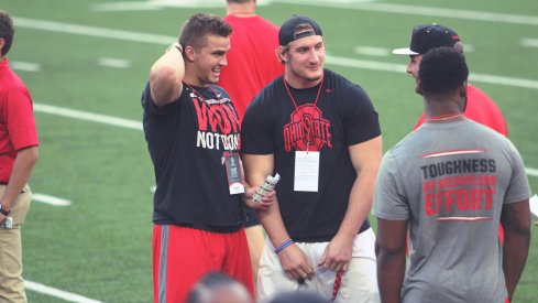 Joey Bosa and Sam Hubbard at Friday Night Lights.