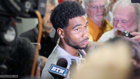 Braxton Miller talks about his spin move from the Virginia Tech game.