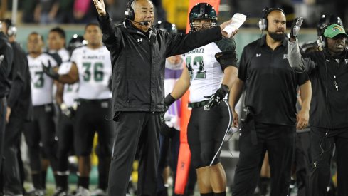 Norm Chow leads Hawai'i the Ohio Stadium Saturday for a date with No. 1 Ohio State.