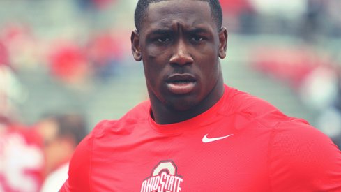 Ohio State's Jalyn Holmes before the Hawai'i game.