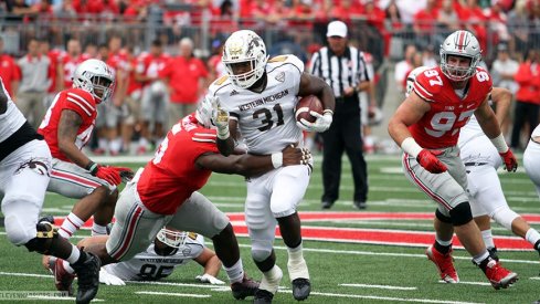 Ohio State knocked off Western Michigan 38-12.