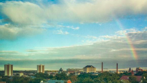 Rainbow over Ohio State