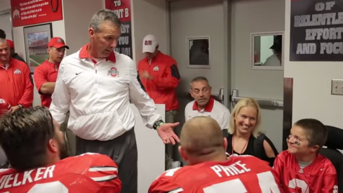 Urban Meyer and Jacob Jarvis