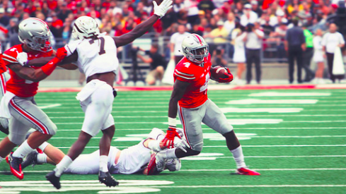 Curtis Samuel on the move vs. Western Michigan