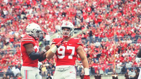 Joey Bosa on the field.