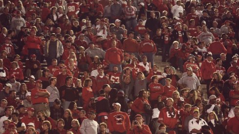 Ohio State fans at Memorial Stadium in 2012.