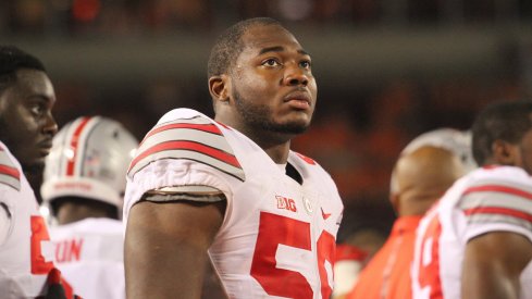 Tyquan Lewis on the sidelines.