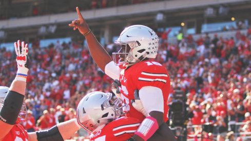 J.T. Barrett had a big day as Ohio State's primary red zone quarterback. 