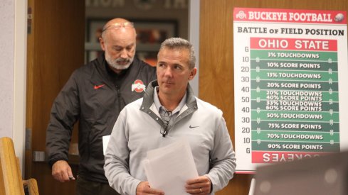 Urban Meyer met with the media Wednesday after practice.