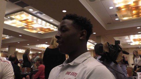 Jae'Sean Tate at Big Ten media day.