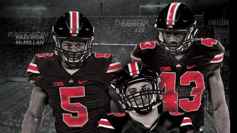 Joey Bosa, Darron Lee, and Raekwon McMillan appear on the GameDay Cover
