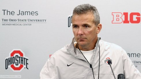 Urban Meyer meets with the media Monday to preview the Rutgers game.