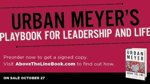 Urban Meyer's new book, Above the Line, on sale October 27