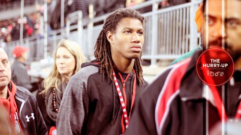 Jaylen Kelly-Powell during his recent visit to Ohio State.