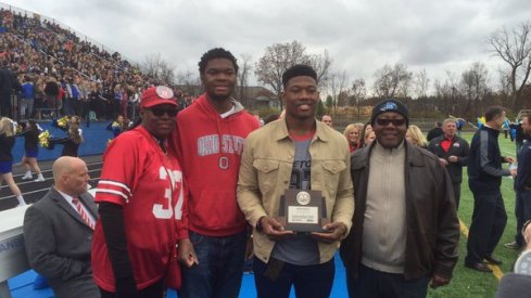 Joshua Perry honored at his high school.