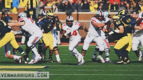 Carlos Hyde ate Michigan's lunch.