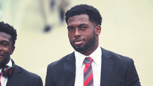 J.T. Barrett pregame.