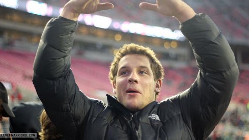 Nick Bosa during his official visit to Ohio State on October 17th.