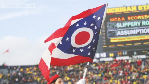 Ohio State is now 47-46-4 against Michigan in Big Ten play.