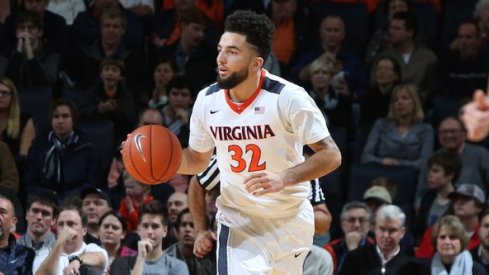 Virginia's starting point guard is out Tuesday against Ohio State due to appendectomy