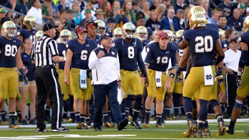 Brian Kelly sees Ohio State in the Fiesta Bowl as a chance to validate his Notre Dame program.
