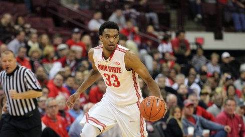 Keita Bates-Diop heads down the court. 