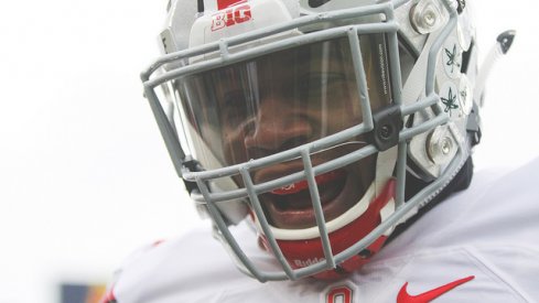 Vonn Bell all grins after capturing All-American honors.