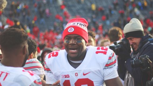 Cardale Jones is all smiles after the Michigan win.