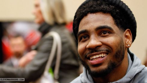 Braxton Miller at Media Day with the Buckeyes.