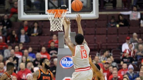 JaQuan Lyle knocks down a jump shot.