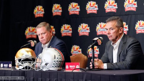 Urban Meyer and Brian Kelly meet with the media one final time ahead of the Fiesta Bowl.